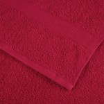 vidaXL Prosoape de saună premium SOLUND 10 buc. roșu 80x200 cm 600 gsm vidaXL Prosoape de saună premium SOLUND 10 buc. roșu 80x200 cm 600 gsm