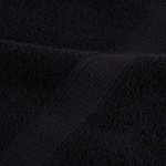 vidaXL Prosoape de baie 10 pcs Negru 15 x 21 cm Bumbac vidaXL Prosoape de baie 10 pcs Negru 15 x 21 cm Bumbac