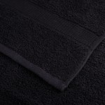 vidaXL Prosoape de baie premium SOLUND, 2 buc., negru, 30x30 cm, 600 g/m² vidaXL Prosoape de baie premium SOLUND, 2 buc., negru, 30x30 cm, 600 g/m²