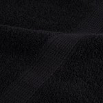 vidaXL Prosoape de baie premium SOLUND, 10 buc., negru, 30x30 cm, 600 g/m² vidaXL Prosoape de baie premium SOLUND, 10 buc., negru, 30x30 cm, 600 g/m²