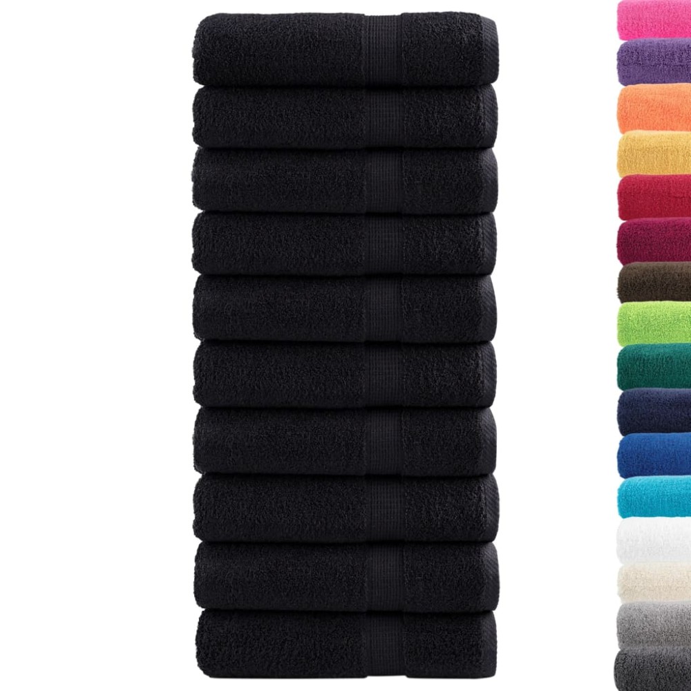 vidaXL Prosoape de baie premium SOLUND 10 buc 100x150 cm 600 gsm