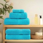 vidaXL Prosoape de baie premium SOLUND, 2 buc., turcoaz, 30x30 cm, 600 g/m² vidaXL Prosoape de baie premium SOLUND, 2 buc., turcoaz, 30x30 cm, 600 g/m²