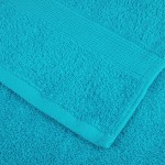 vidaXL Prosoape de baie premium SOLUND, 2 buc., turcoaz, 30x30 cm, 600 g/m² vidaXL Prosoape de baie premium SOLUND, 2 buc., turcoaz, 30x30 cm, 600 g/m²