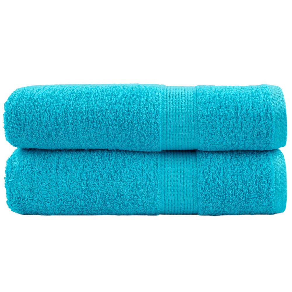 vidaXL Prosoape de baie premium SOLUND 2 buc 100x150 cm 600 gsm