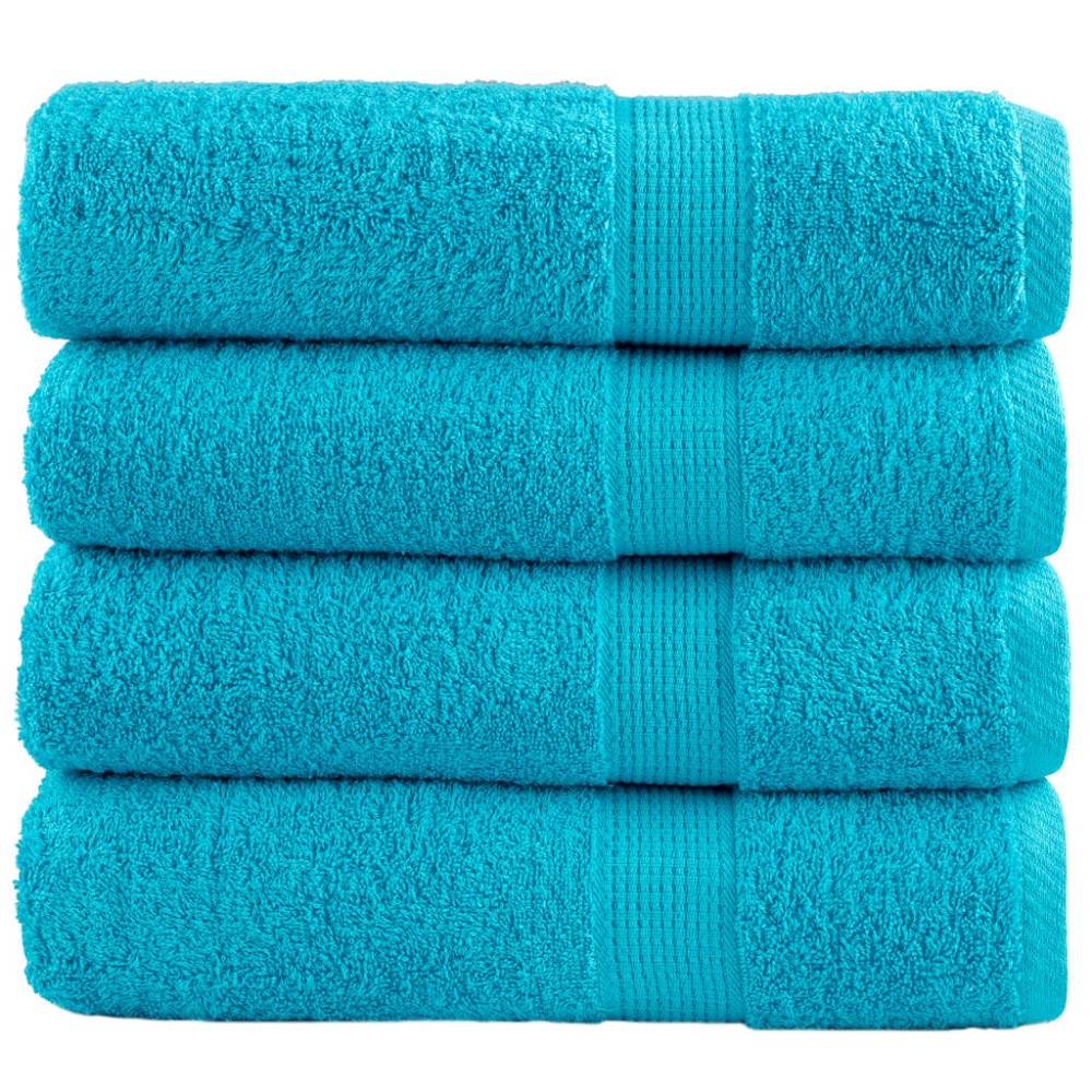 vidaXL Prosoape de baie premium SOLUND 4 buc 100x150 cm 600 gsm
