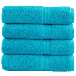 vidaXL Prosoape de baie premium SOLUND 4 buc 100x150 cm 600 gsm vidaXL Prosoape de baie premium SOLUND 4 buc 100x150 cm 600 gsm