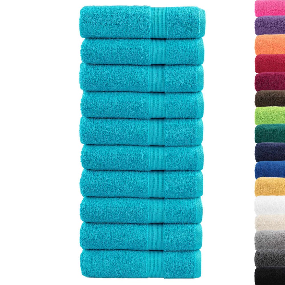 vidaXL Prosoape de baie premium SOLUND 10 buc 100x150 cm 600 gsm
