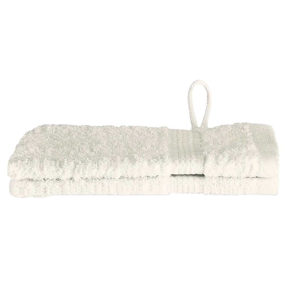 vidaXL Prosoape de baie 2 pcs Crem 15 x 21 cm Bumbac