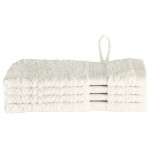vidaXL Prosoape de baie 4 pcs Crem 15 x 21 cm Bumbac vidaXL Prosoape de baie 4 pcs Crem 15 x 21 cm Bumbac