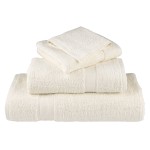 vidaXL Prosoape de baie 10 pcs Crem 15 x 21 cm Bumbac vidaXL Prosoape de baie 10 pcs Crem 15 x 21 cm Bumbac