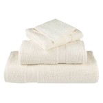 vidaXL Prosoape de duș premium SOLUND 10 buc. crem 70x140 cm 600 gsm vidaXL Prosoape de duș premium SOLUND 10 buc. crem 70x140 cm 600 gsm