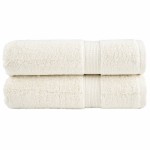 vidaXL Prosoape de baie premium SOLUND 2 buc 100x150 cm 600 gsm vidaXL Prosoape de baie premium SOLUND 2 buc 100x150 cm 600 gsm