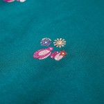 Bluzon pentru copii, verde închis, 140