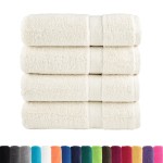 vidaXL Prosoape de baie premium SOLUND 4 buc 100x150 cm 600 gsm vidaXL Prosoape de baie premium SOLUND 4 buc 100x150 cm 600 gsm