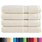 vidaXL Prosoape premium SOLUND 4 buc. crem 100x200 cm 600 gsm vidaXL Prosoape premium SOLUND 4 buc. crem 100x200 cm 600 gsm