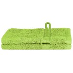 vidaXL Prosoape de baie 2 pcs Verde măr 15 x 21 cm Bumbac vidaXL Prosoape de baie 2 pcs Verde măr 15 x 21 cm Bumbac