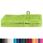 vidaXL Prosoape de baie 2 pcs Verde măr 15 x 21 cm Bumbac vidaXL Prosoape de baie 2 pcs Verde măr 15 x 21 cm Bumbac
