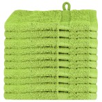 vidaXL Prosoape de baie 10 pcs Verde măr 15 x 21 cm Bumbac vidaXL Prosoape de baie 10 pcs Verde măr 15 x 21 cm Bumbac