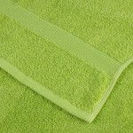 vidaXL Prosoape de baie 10 pcs Verde măr 15 x 21 cm Bumbac vidaXL Prosoape de baie 10 pcs Verde măr 15 x 21 cm Bumbac