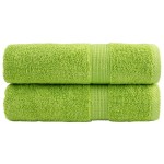 vidaXL Prosoape de baie premium SOLUND 2 buc 100x150 cm 600 gsm vidaXL Prosoape de baie premium SOLUND 2 buc 100x150 cm 600 gsm