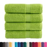 vidaXL Prosoape de baie premium SOLUND 4 buc 100x150 cm 600 gsm vidaXL Prosoape de baie premium SOLUND 4 buc 100x150 cm 600 gsm