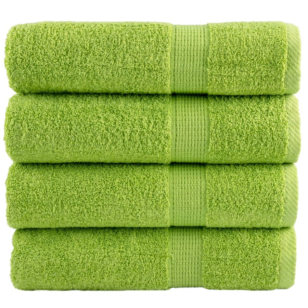 vidaXL Prosoape de baie premium SOLUND 4 buc 100x150 cm 600 gsm