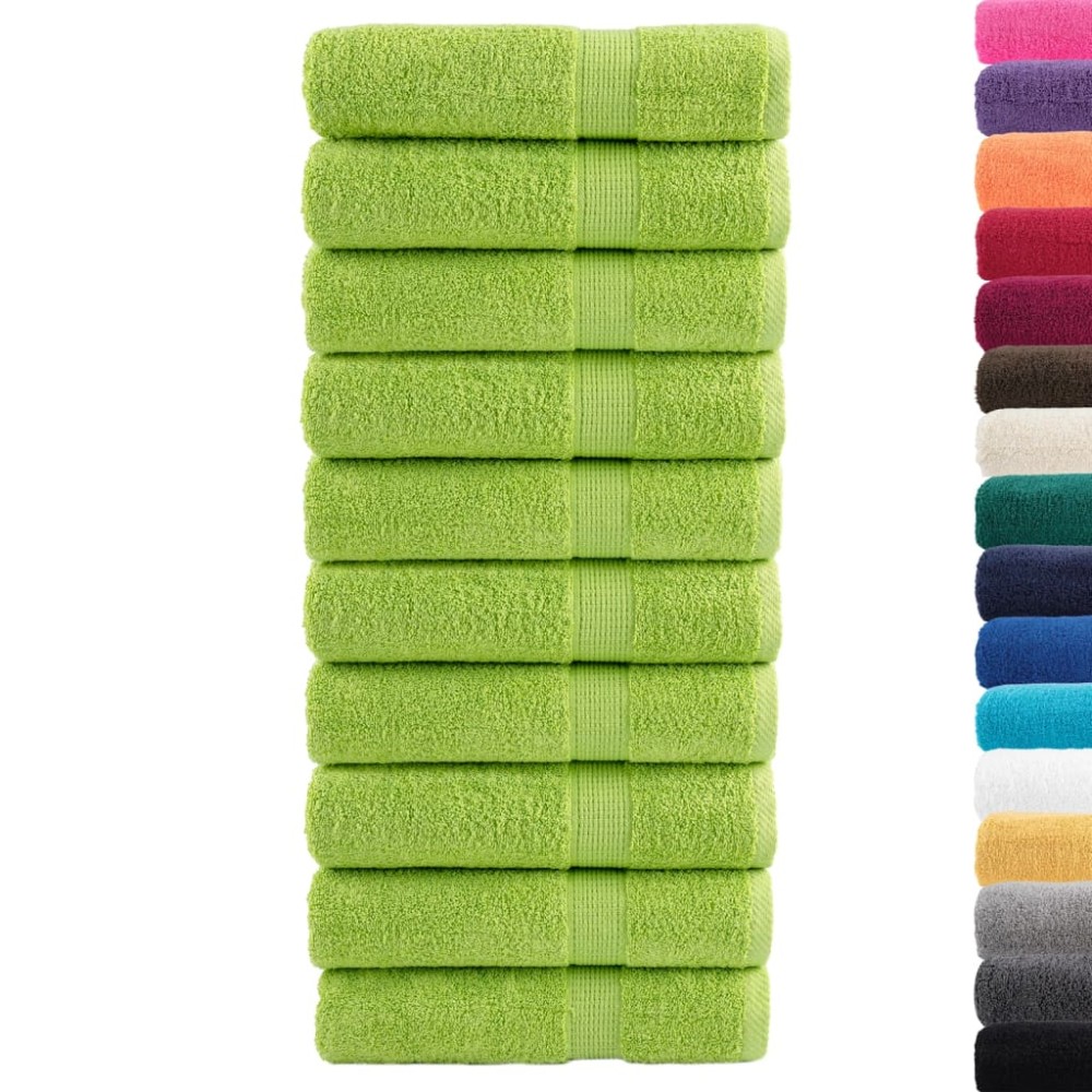 vidaXL Prosoape de baie premium SOLUND 10 buc 100x150 cm 600 gsm