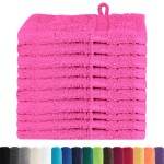 vidaXL Prosoape de baie 10 pcs Roz 15 x 21 cm Bumbac vidaXL Prosoape de baie 10 pcs Roz 15 x 21 cm Bumbac