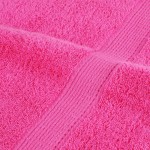 vidaXL Prosoape de baie 10 pcs Roz 15 x 21 cm Bumbac vidaXL Prosoape de baie 10 pcs Roz 15 x 21 cm Bumbac