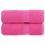 vidaXL Prosoape de baie premium SOLUND, 2 buc. roz, 30x30 cm, 600 g/m² vidaXL Prosoape de baie premium SOLUND, 2 buc. roz, 30x30 cm, 600 g/m²
