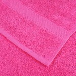 vidaXL Prosoape de baie premium SOLUND, 4 buc. roz, 30x30 cm, 600 g/m² vidaXL Prosoape de baie premium SOLUND, 4 buc. roz, 30x30 cm, 600 g/m²