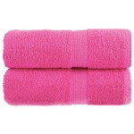 vidaXL Prosoape oaspeți premium SOLUND 2 buc. roz 30x50 cm 600 gsm vidaXL Prosoape oaspeți premium SOLUND 2 buc. roz 30x50 cm 600 gsm