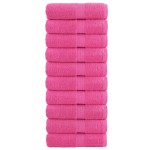 vidaXL Prosoape oaspeți premium SOLUND 10 buc. roz 30x50 cm 600 gsm vidaXL Prosoape oaspeți premium SOLUND 10 buc. roz 30x50 cm 600 gsm