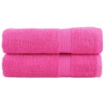 vidaXL Prosoape de baie premium SOLUND 2 buc 100x150 cm 600 gsm vidaXL Prosoape de baie premium SOLUND 2 buc 100x150 cm 600 gsm