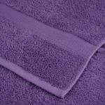 vidaXL Set de prosoape premium SOLUND, 12 piese, violet, 600 g/m² vidaXL Set de prosoape premium SOLUND, 12 piese, violet, 600 g/m²
