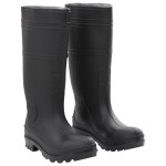 vidaXL Cizme de ploaie, negru, PVC, mărime 38 vidaXL Cizme de ploaie, negru, PVC, mărime 38