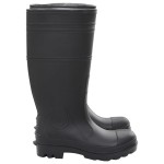 vidaXL Cizme de ploaie, negru, PVC, mărime 38 vidaXL Cizme de ploaie, negru, PVC, mărime 38