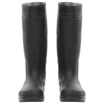 vidaXL Cizme de ploaie, negru, PVC, mărime 40 vidaXL Cizme de ploaie, negru, PVC, mărime 40