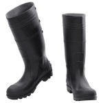 vidaXL Cizme de ploaie, negru, PVC, mărime 41 vidaXL Cizme de ploaie, negru, PVC, mărime 41