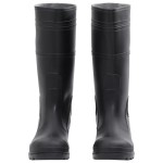 vidaXL Cizme de ploaie, negru, PVC, mărime 41 vidaXL Cizme de ploaie, negru, PVC, mărime 41