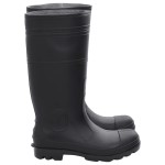 vidaXL Cizme de ploaie, negru, PVC, mărime 41 vidaXL Cizme de ploaie, negru, PVC, mărime 41