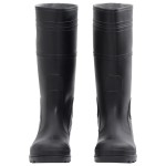 vidaXL Cizme de ploaie, negru, PVC, mărime 43 vidaXL Cizme de ploaie, negru, PVC, mărime 43