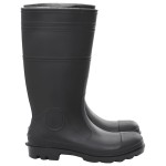 vidaXL Cizme de ploaie, negru, PVC, mărime 44 vidaXL Cizme de ploaie, negru, PVC, mărime 44