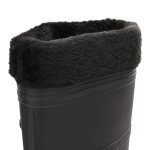 vidaXL Cizme de ploaie cu șosete detașabile, negru, mărime 39, PVC vidaXL Cizme de ploaie cu șosete detașabile, negru, mărime 39, PVC