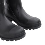 vidaXL Cizme de ploaie cu șosete detașabile, negru, mărime 41, PVC vidaXL Cizme de ploaie cu șosete detașabile, negru, mărime 41, PVC