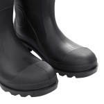 vidaXL Cizme de ploaie cu șosete detașabile, negru, mărime 45, PVC vidaXL Cizme de ploaie cu șosete detașabile, negru, mărime 45, PVC