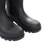 vidaXL Cizme de ploaie cu șosete detașabile, negru, mărime 46, PVC vidaXL Cizme de ploaie cu șosete detașabile, negru, mărime 46, PVC