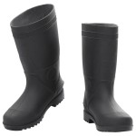 vidaXL Cizme de ploaie, negru, PVC, mărime 40 vidaXL Cizme de ploaie, negru, PVC, mărime 40