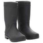 vidaXL Cizme de ploaie, negru, PVC, mărime 40 vidaXL Cizme de ploaie, negru, PVC, mărime 40