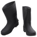 vidaXL Cizme de ploaie, negru, PVC, mărime 41 vidaXL Cizme de ploaie, negru, PVC, mărime 41
